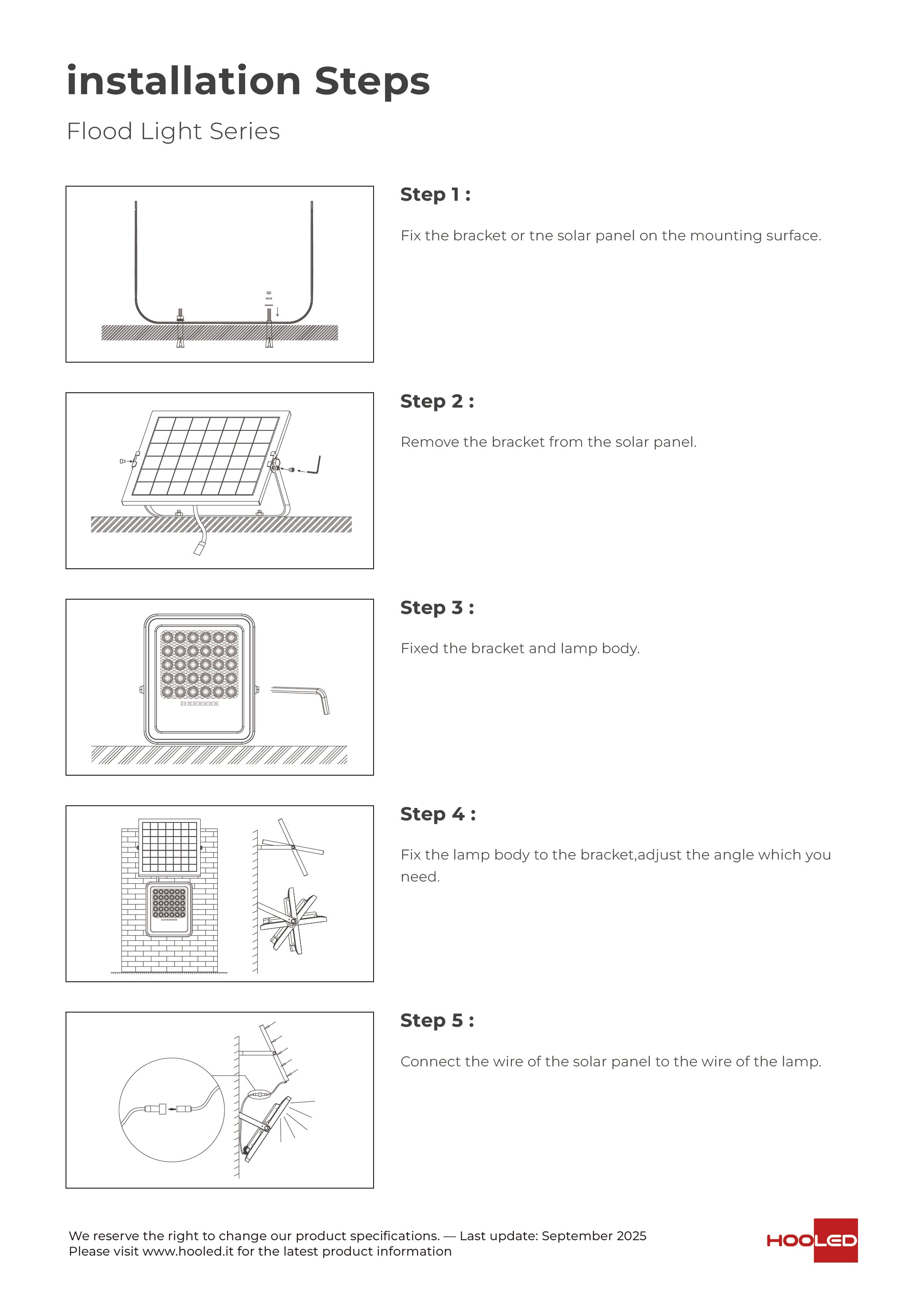 Proiettore LED Solare - FL264 FL266