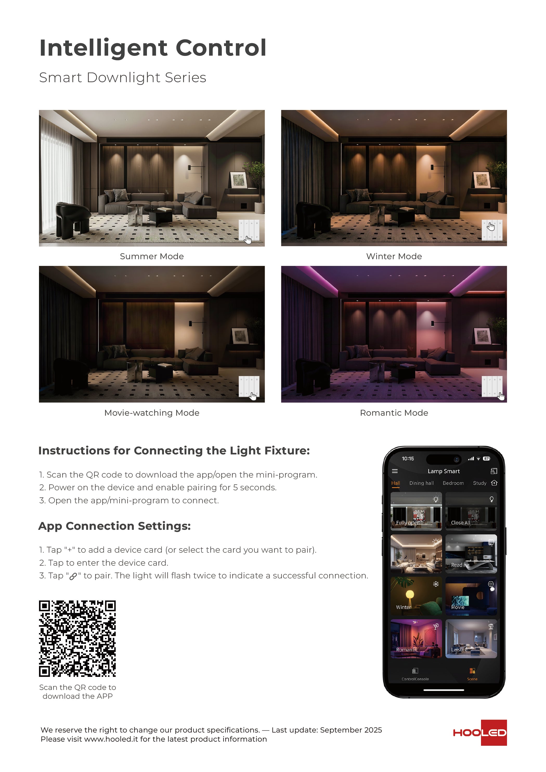 Smart Spot Light Black/White - SP012BX SP012WX