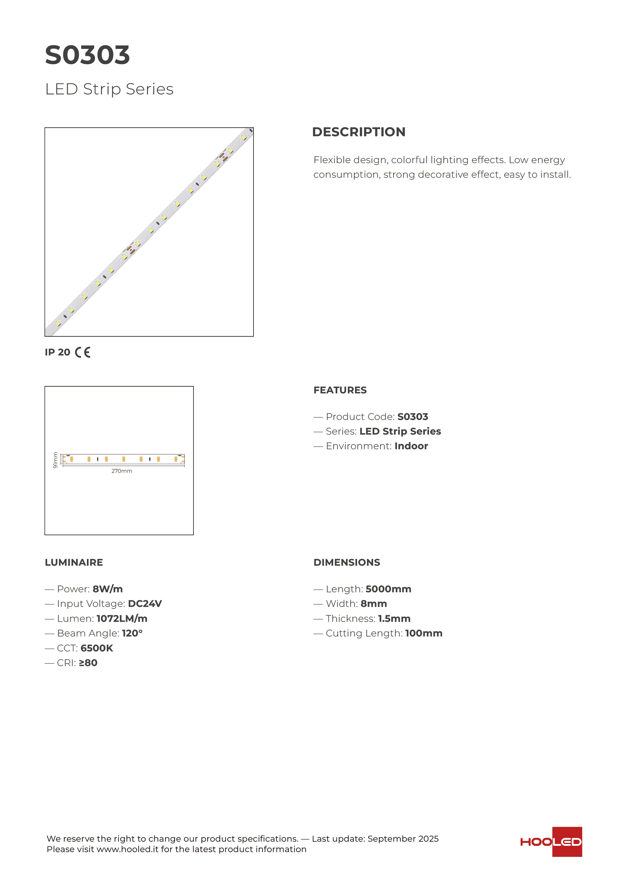 Striscia LED - S0303