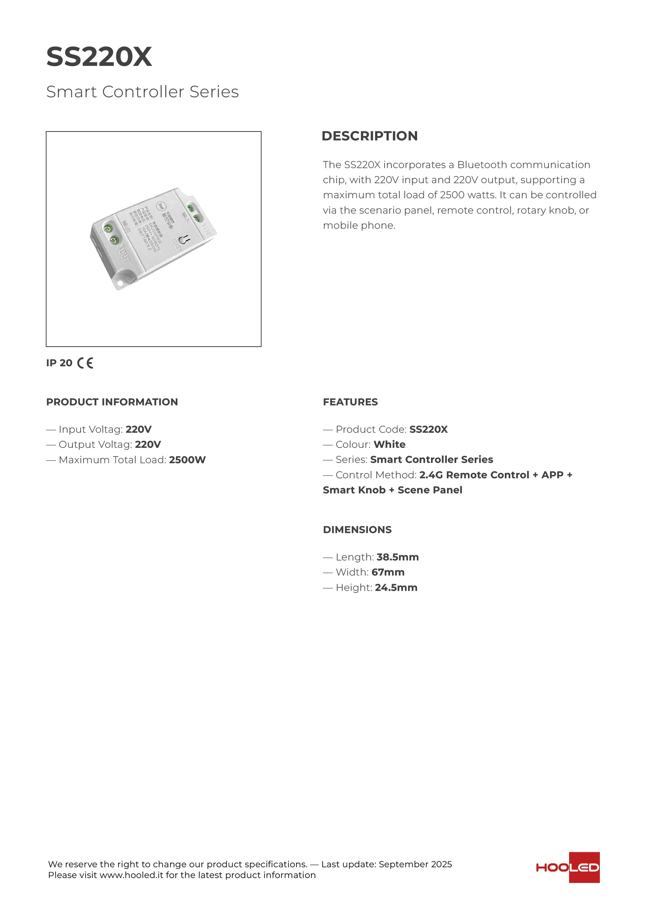Smart Switch - SS220X
