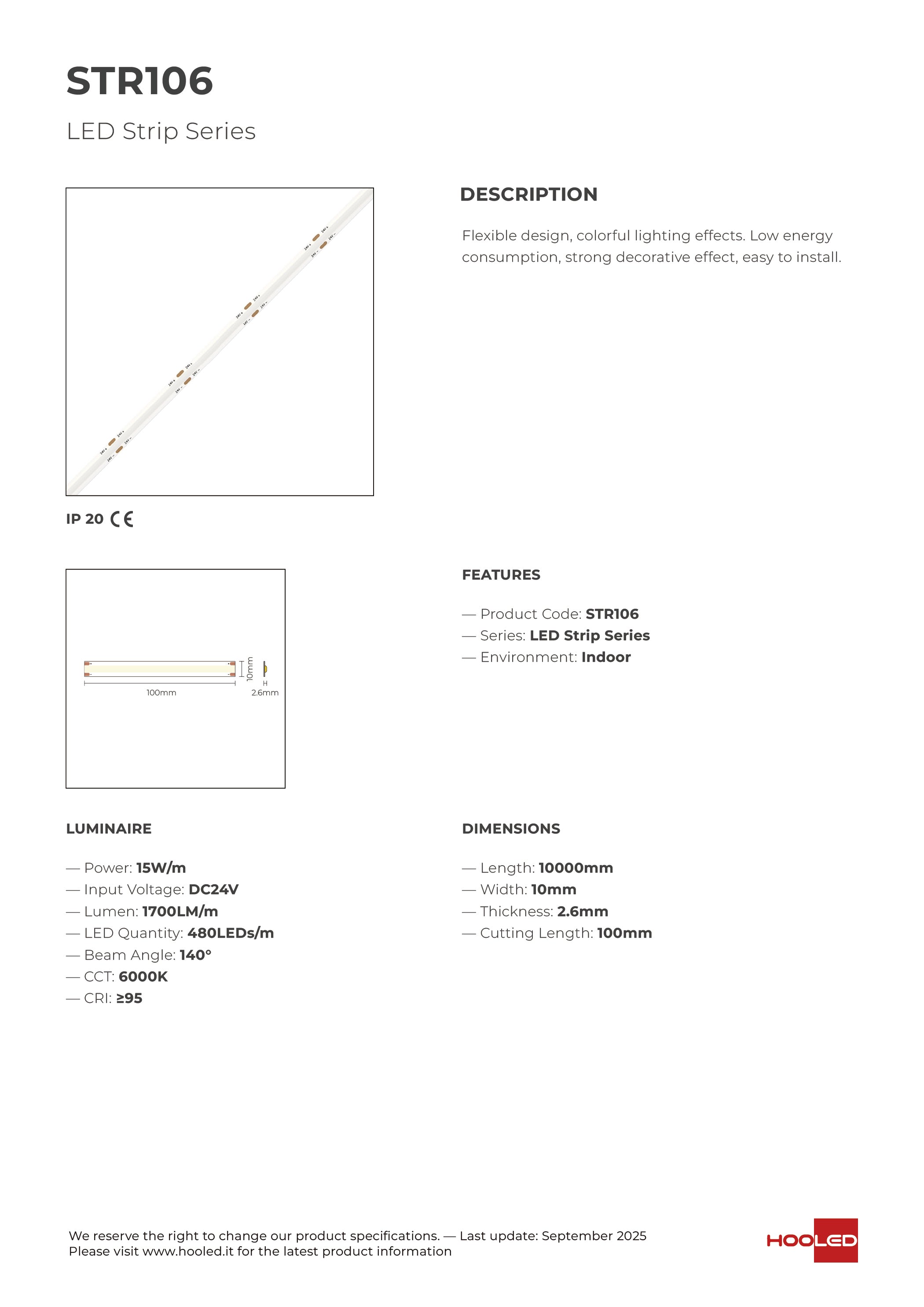 Strip LED - STR103 STR104 STR106