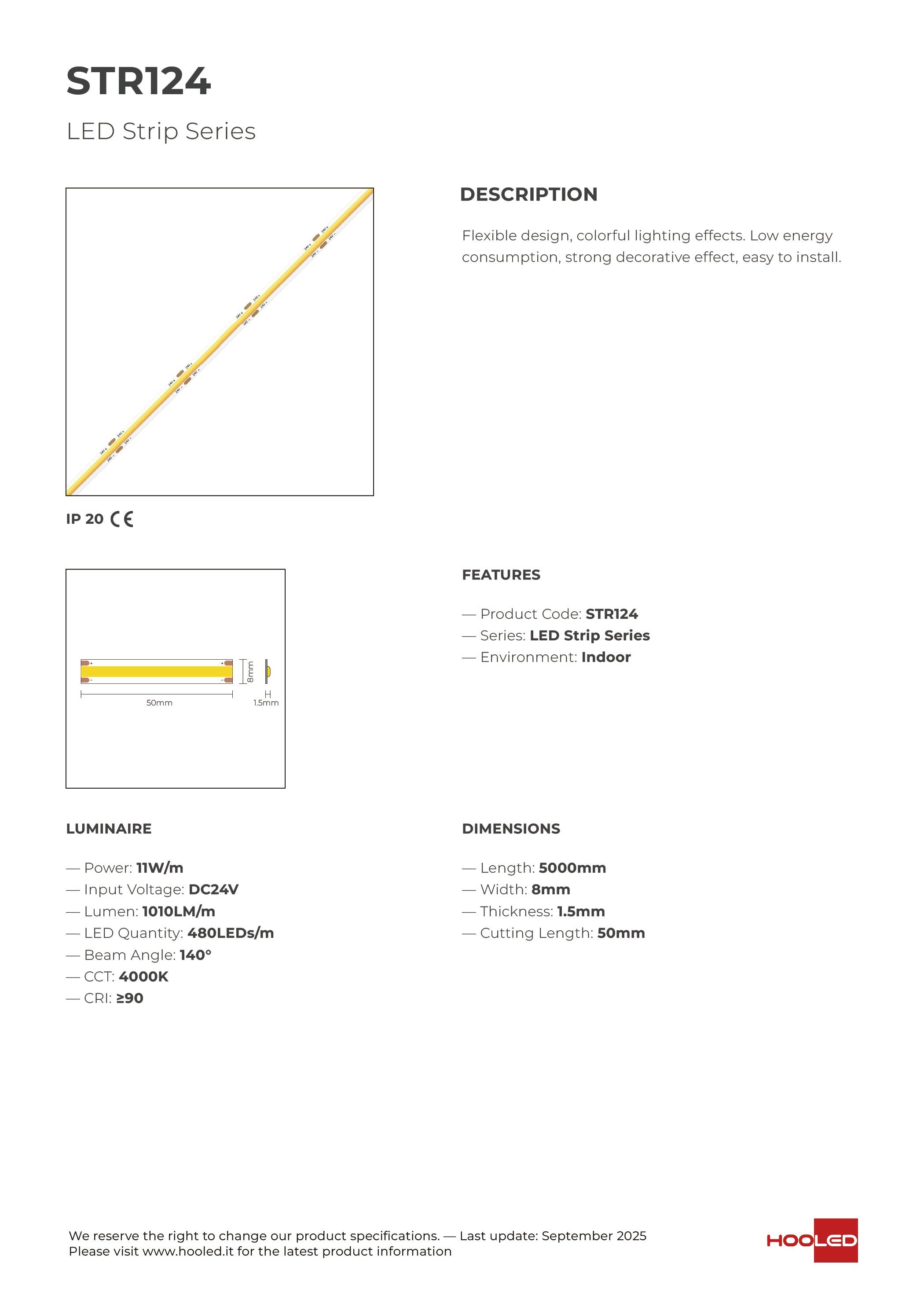 Strip LED - STR123 STR124
