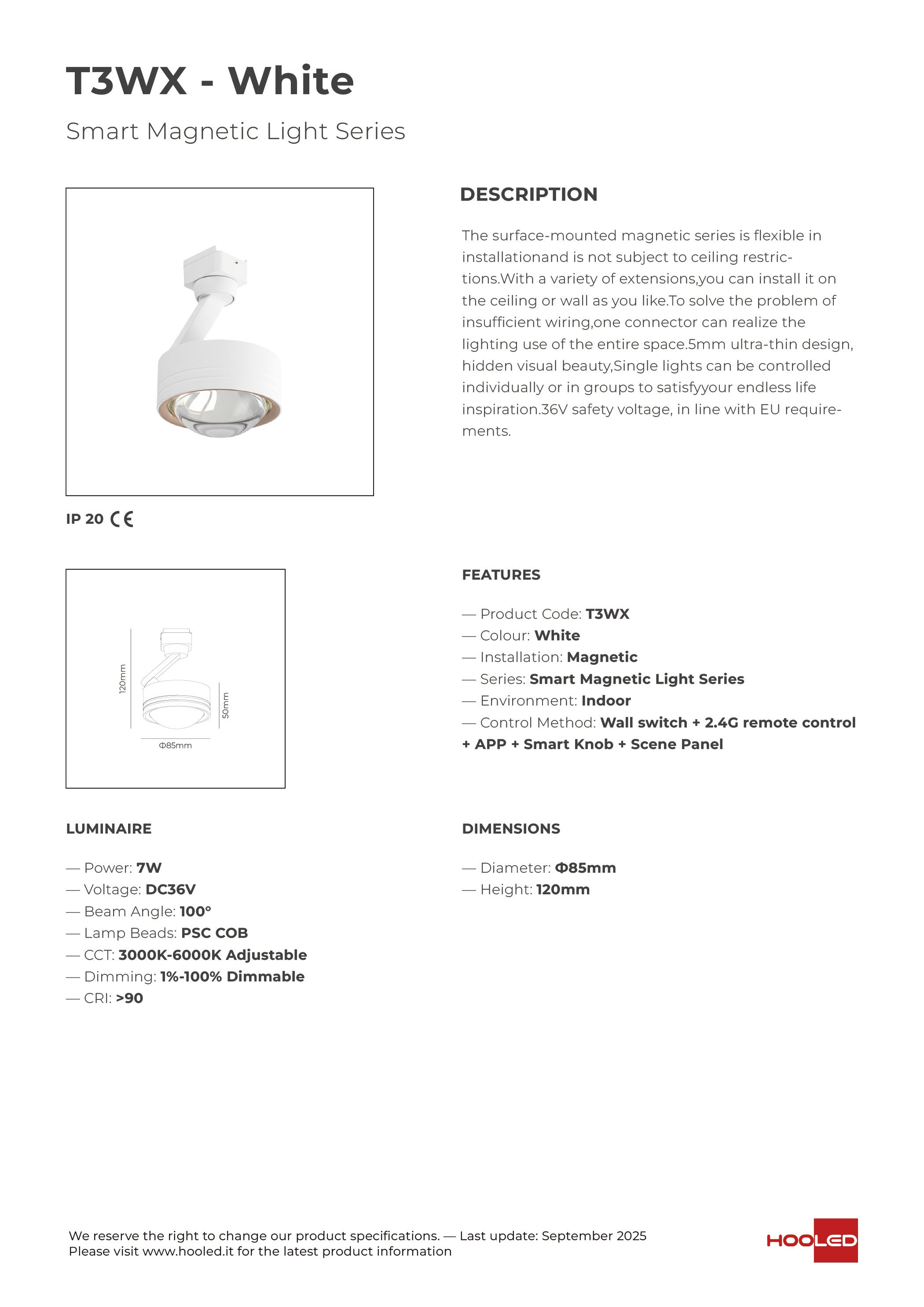 Sunset Light Black/White - T3BX T3WX