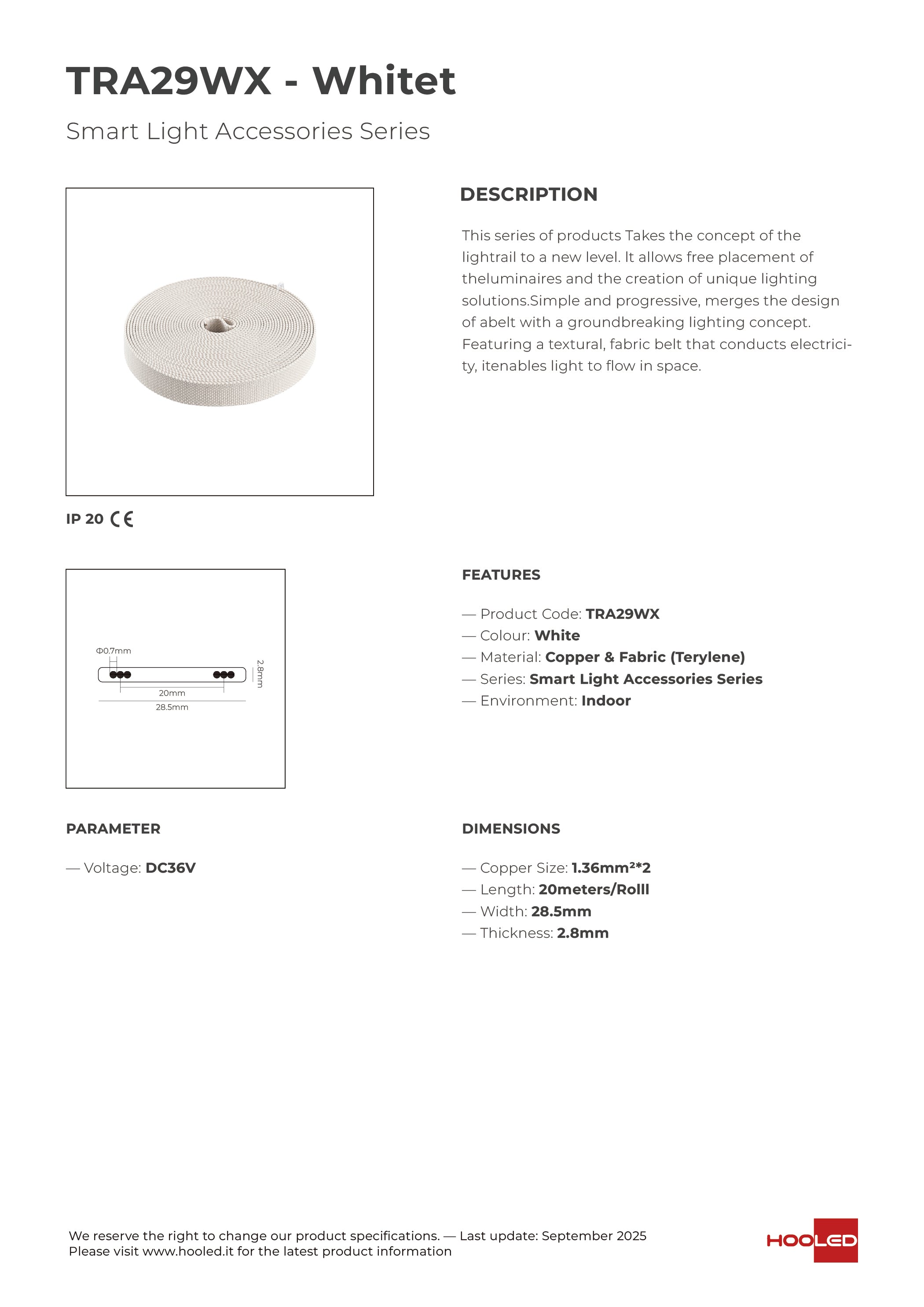 Belt Black/White/Orange/Red - TRA29BX TRA29WX TRA29HX TRA29RX