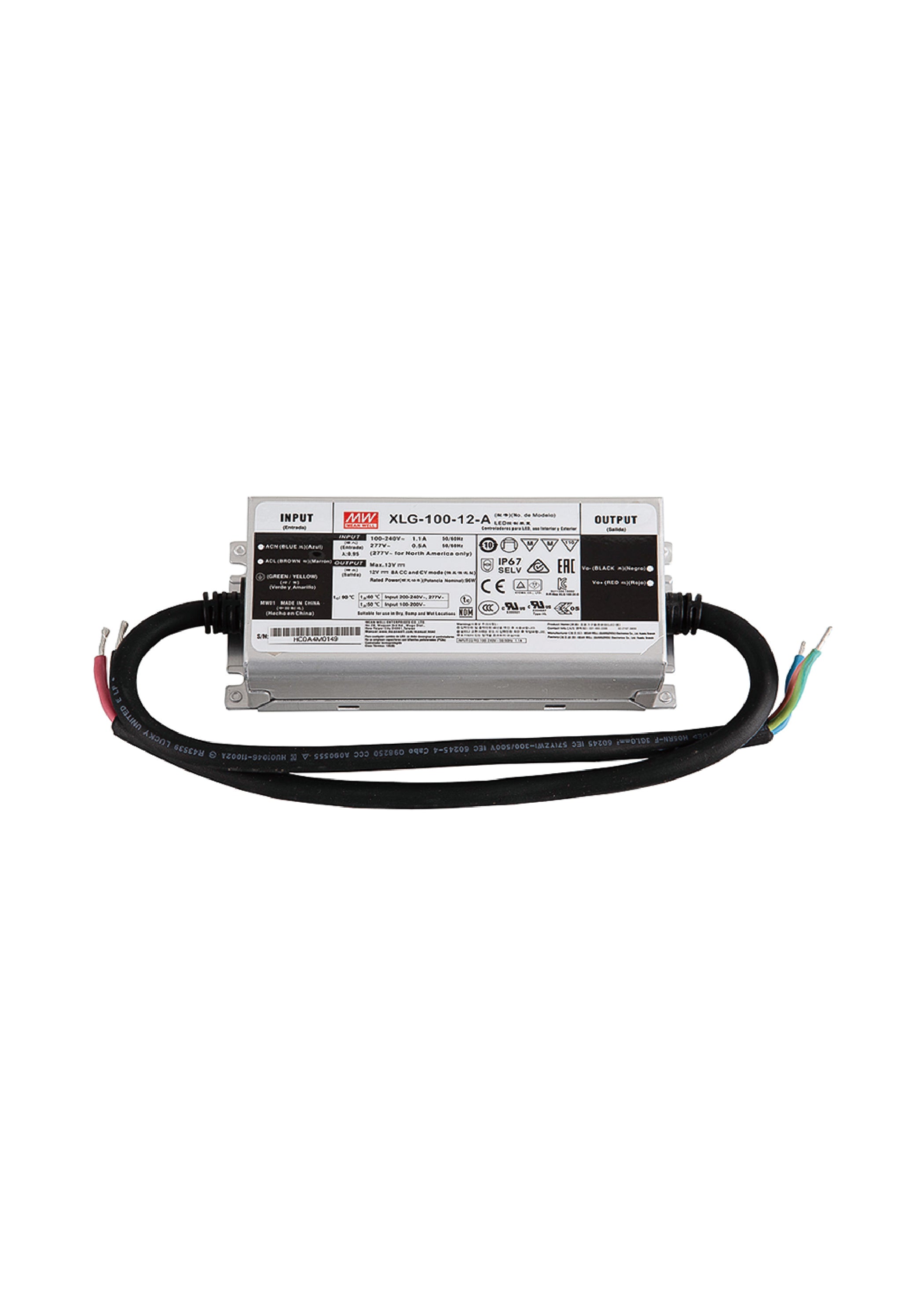 Alimentatore - XLG-100-12-A XLG-100-24-A