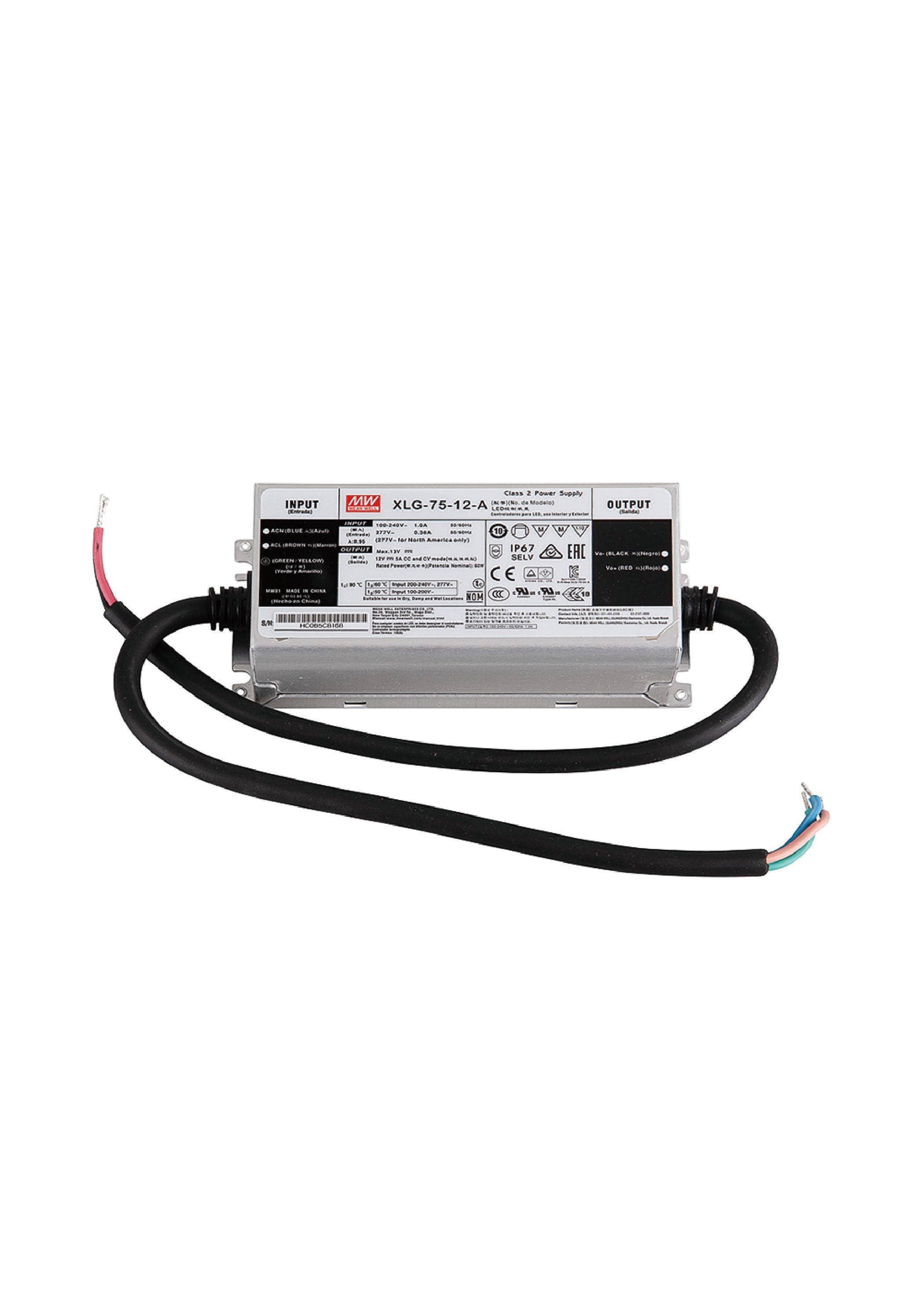 Alimentatore - XLG-75-12-A XLG-75-24-A